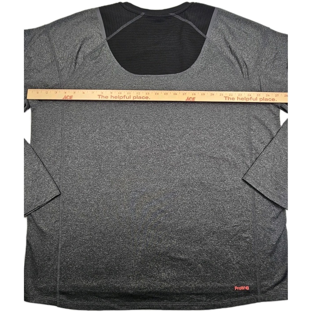 Spyder Active ProWeb Pullover Mens XXLarge Gray Long Sleeve Performance Stretch - Picture 7 of 9